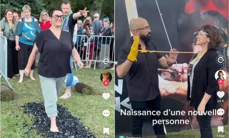 “Algunos límites son mentales”… ¿Qué se esconde detrás de estos vídeos de mujeres caminando sobre brasas? “Algunos límites son mentales”… ¿Qué se esconde detrás de estos vídeos de mujeres caminando sobre brasas?